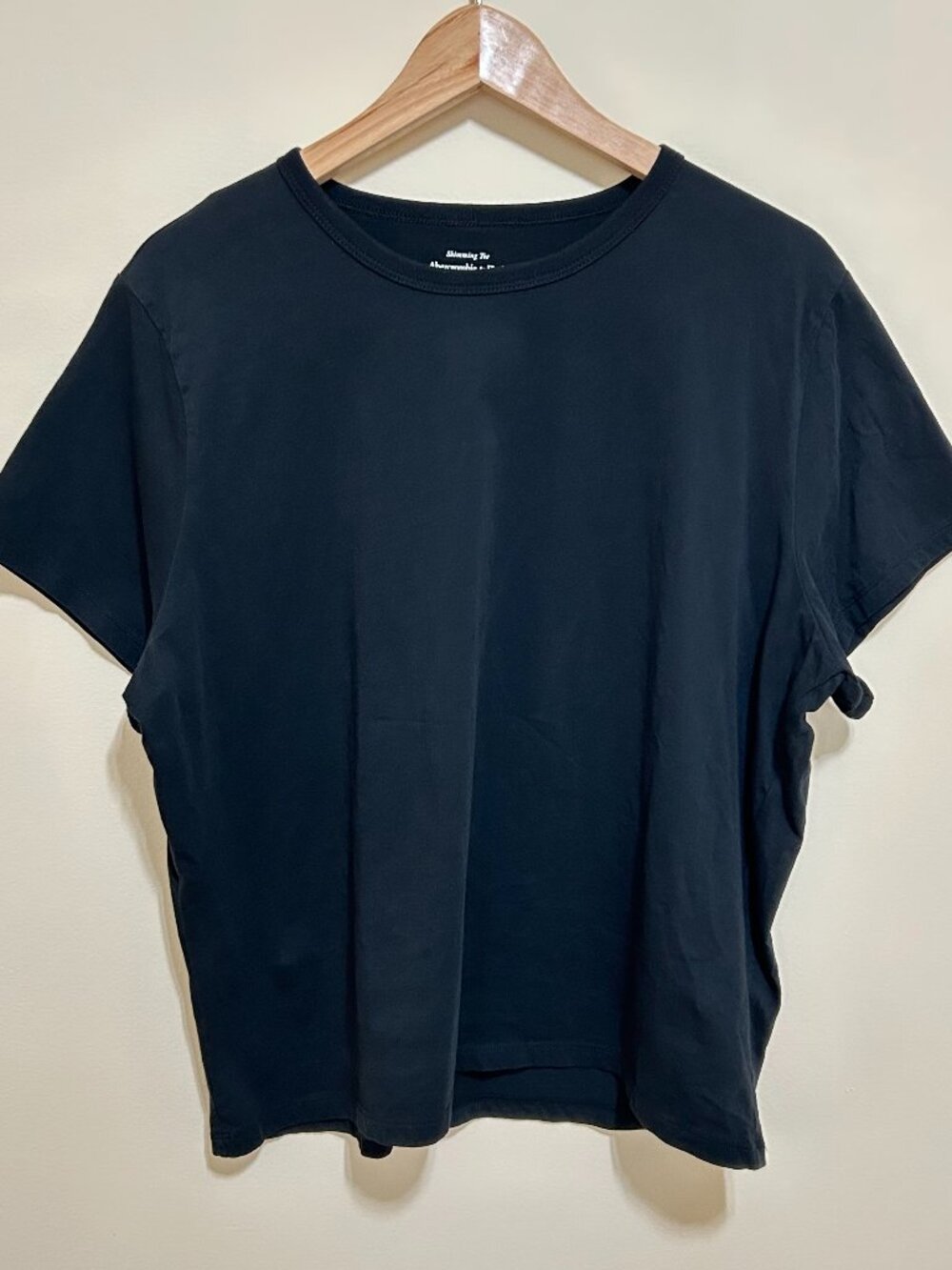 Abercrombi & Fitch Skimming Tee Black Size XL
